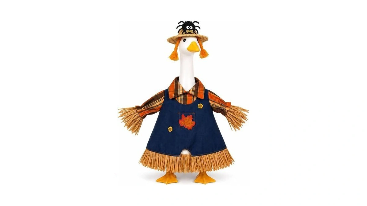Fall Porch Goose Outfit,scarecrow Goose Clothes,goose Halloween Outfit