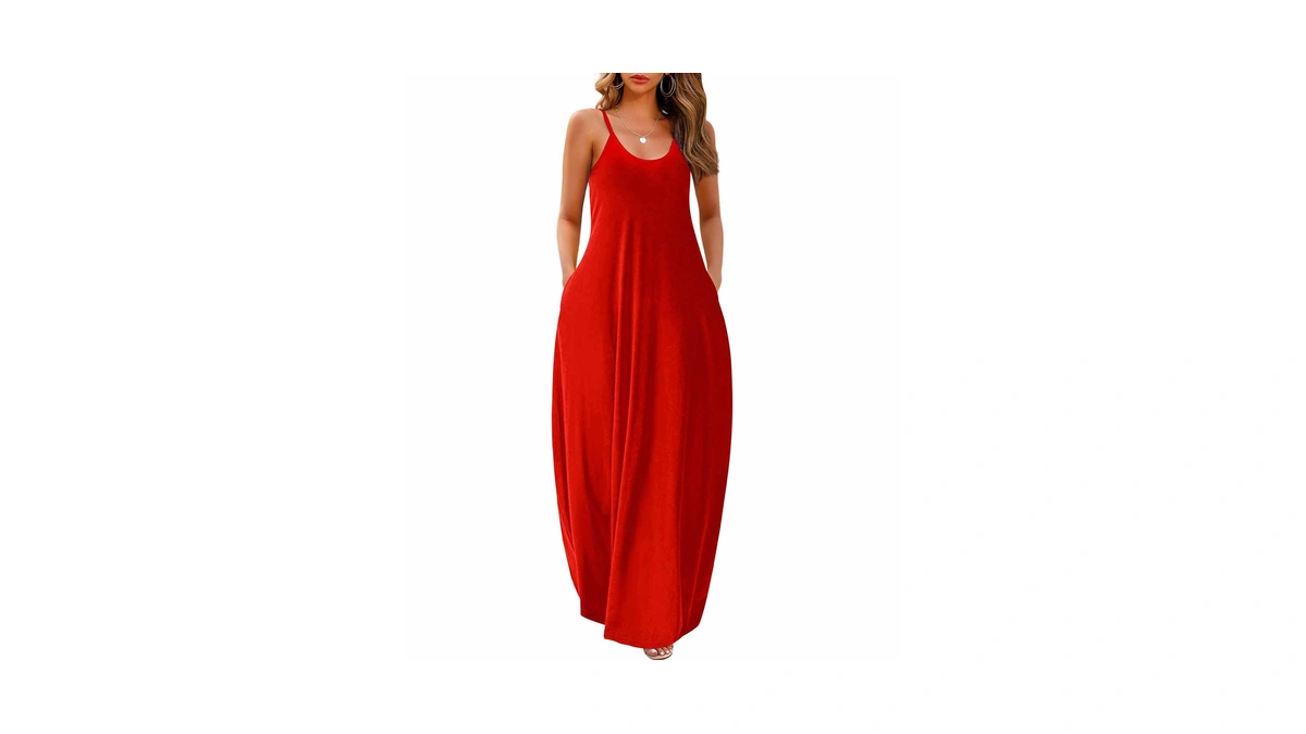 Wolddress Women Summer Maxi Dress Plus Size Loose Long Dresses