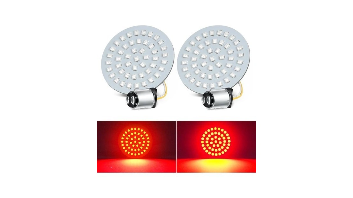 Amazicha 1157 Led Rear Turn Signals 2 Inch Motorcycle Tail