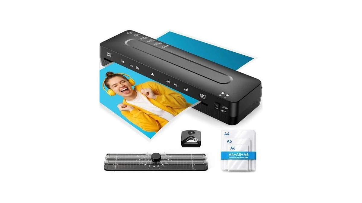 Maxdone Laminator Machine 11x17-4-in-1 Thermal Cold Laminator 13 Inch
