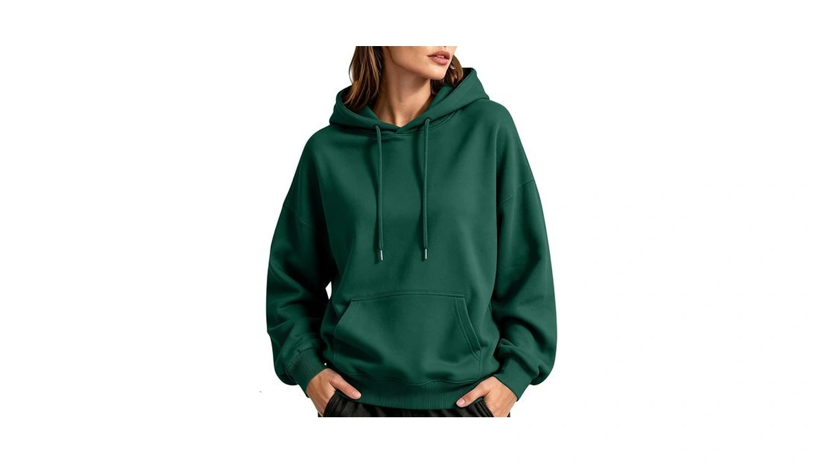 Elneeya Oversized Hoodie Women Retro Track Office Lounge Fall Sweatshirts