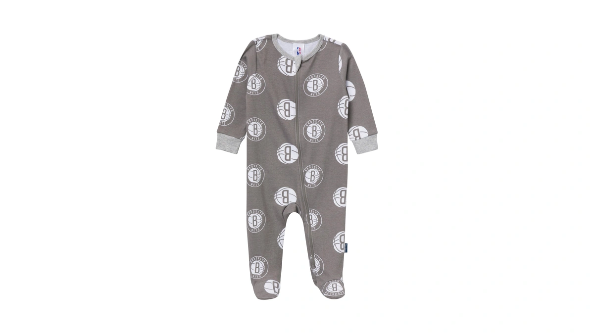 Gerber Unisex Baby Nba Team Sleep 'n Play, Brooklyn Nets,