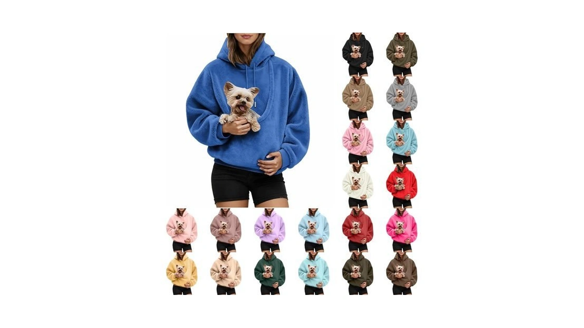 Pet Pouch Hoodie,pet Pouch Hoodie Oversized Cat And Dog Pocket
