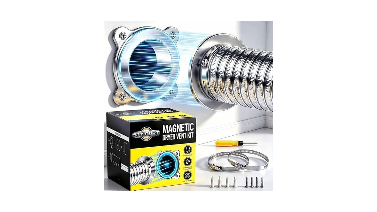 Stygort Upgraded Magnetic Dryer Vent Connector Kit For Easy Vent