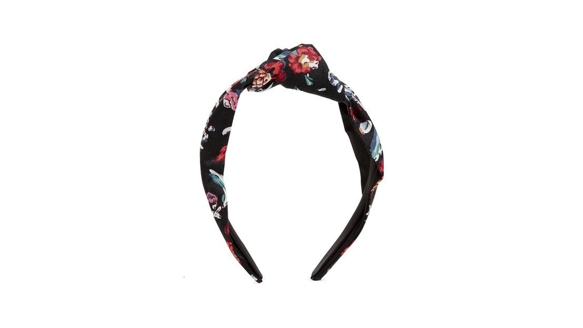 Knotted Headband, Perennials Noir