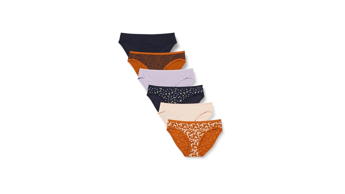 Amazon Essentials Women's Cotton Spandex Bikini Brief Underwear (available In