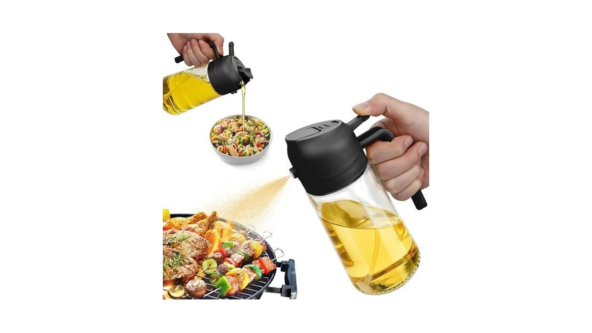 2 In 1 Oil Sprayer, Oil Sprayer For Kitchen Cooking,