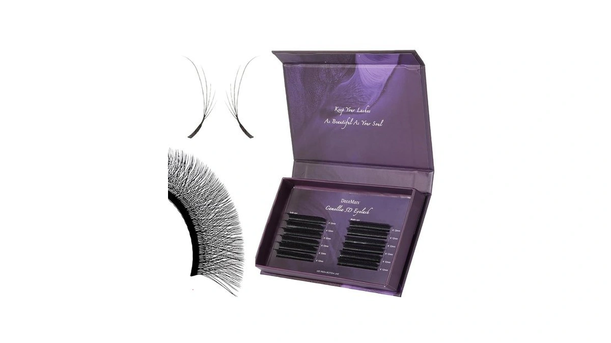 Decemars Multi-length 5d Camellia Eyelash Extensions 0.07 C Curl 8-13mm