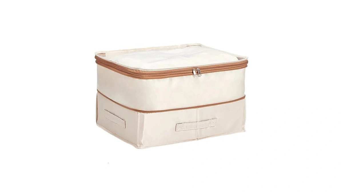 Storage Bags For Clothes With Zipper, Large Capacity Dustproof Moistureproof