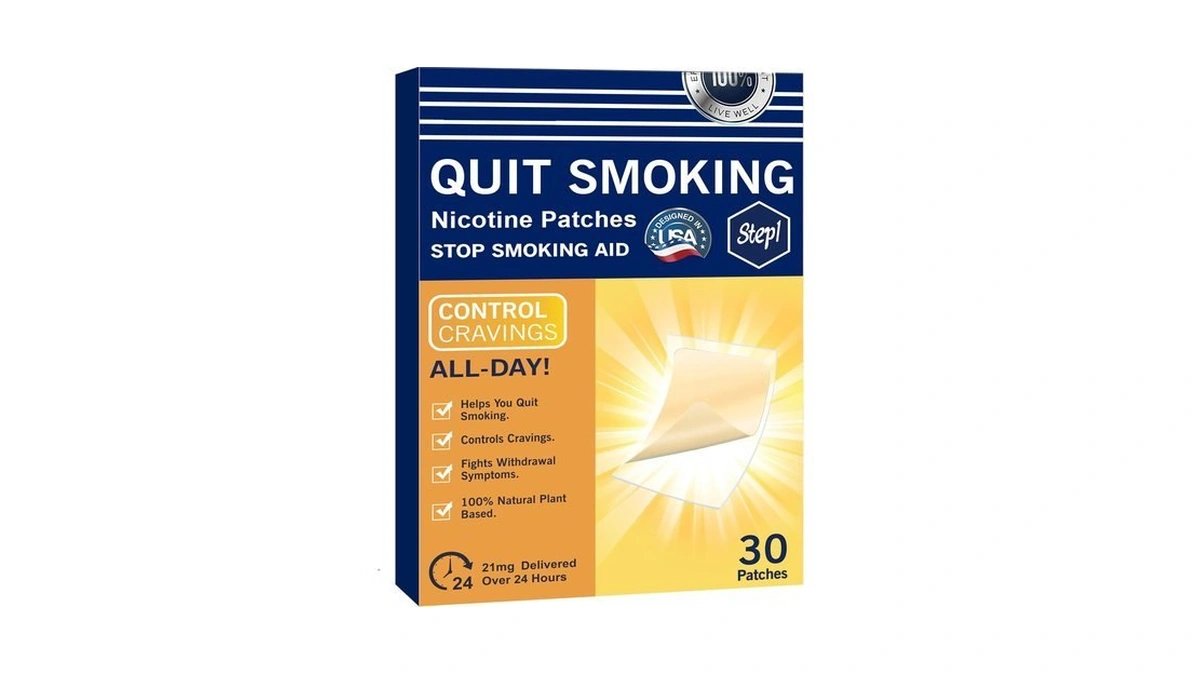 Amazon coupon: Nicotine Patches 21 Mg, Step 1 Quit Smok