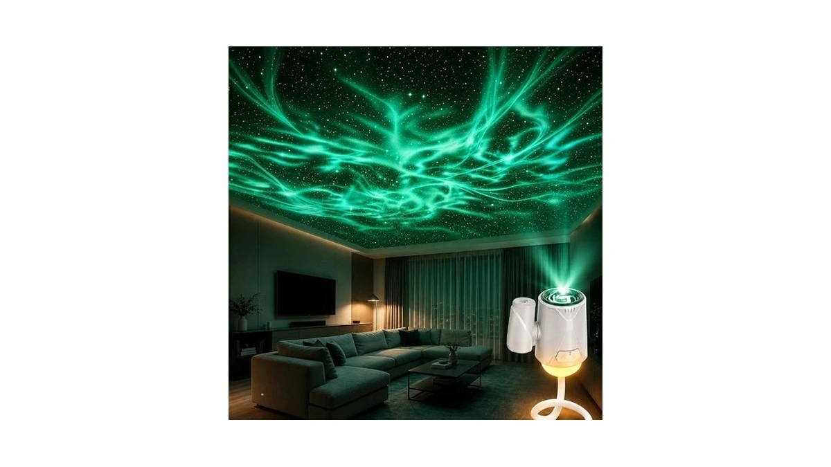 Galaxy Projector, Usb Aurora Night Light For Bedroom, 9 Light