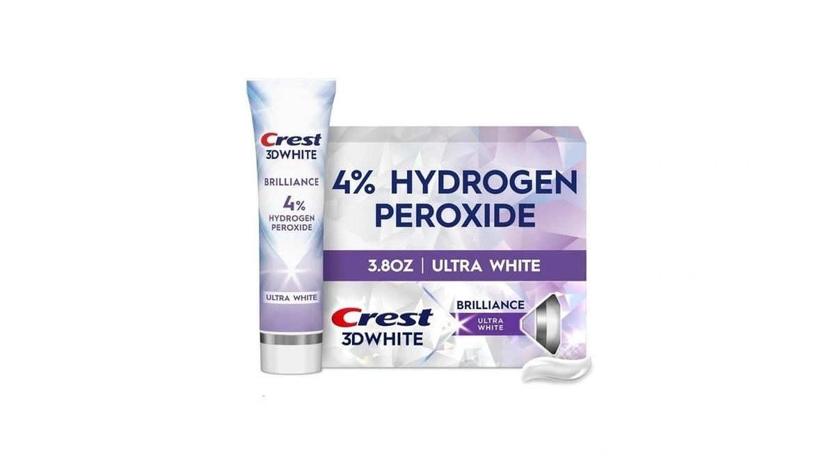 Crest 3d White Brilliance Pro Ultra White Teeth Whitening Toothpaste,