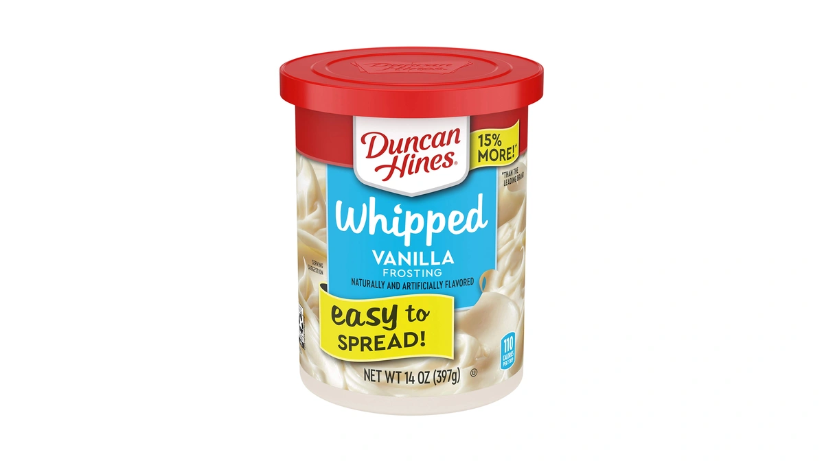 Duncan Hines Whipped Vanilla Frosting, 14 Oz