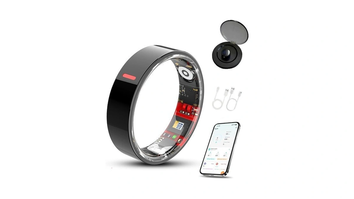Smart Ring With Charge Case Smart Ring Health Tracker For
