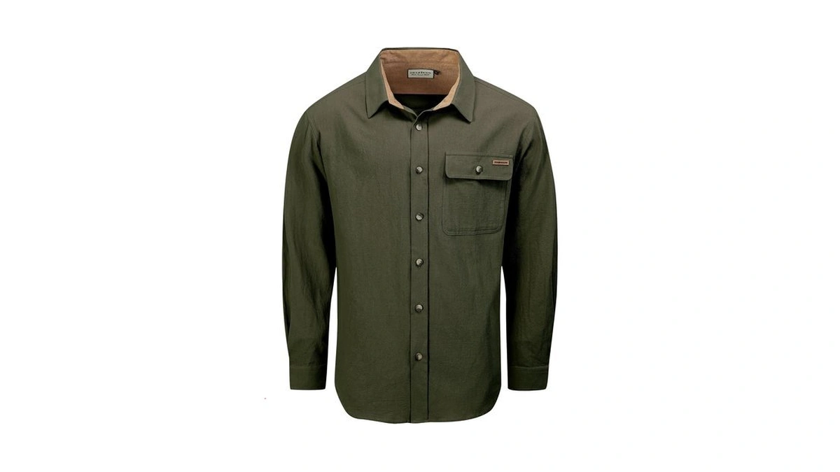 Drazivon Men's Button Down Long Sleeve 100% Cotton Flannel Shirt