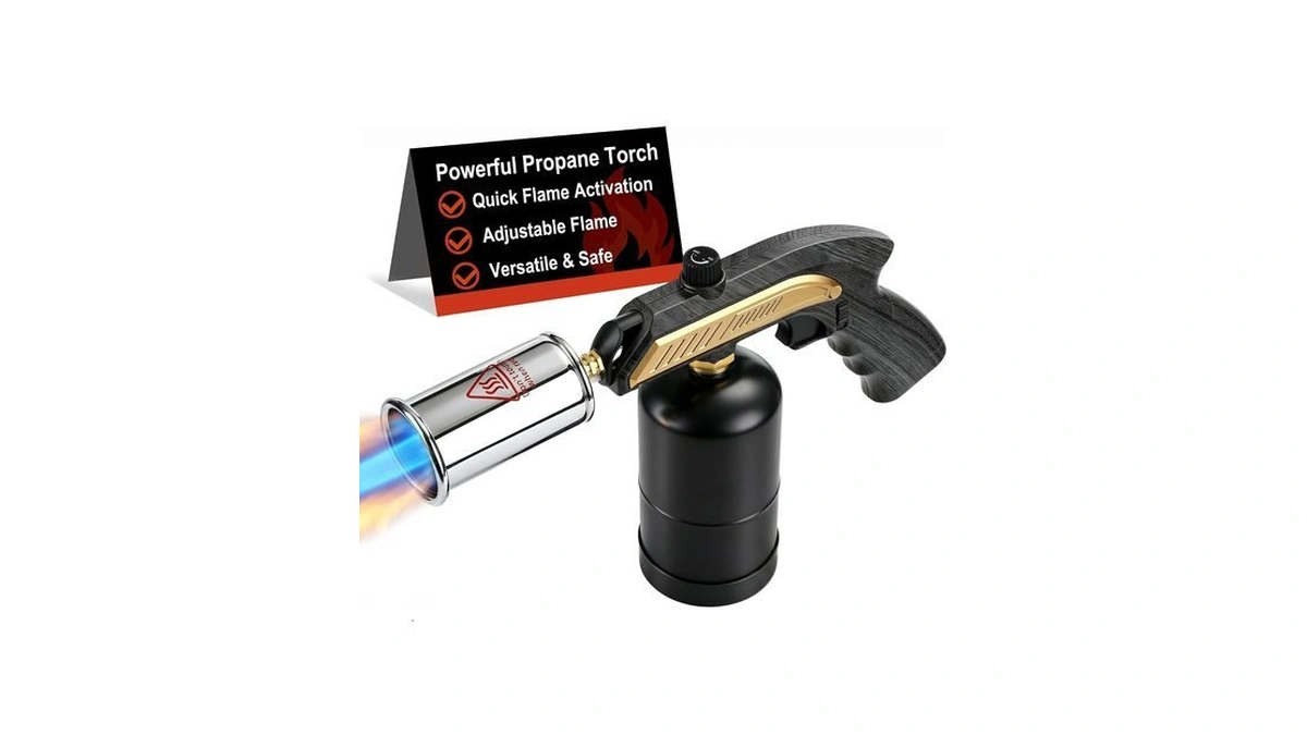 Propane Torch Gun Flame Thrower With Ergonomic Handle(tank Not Included)