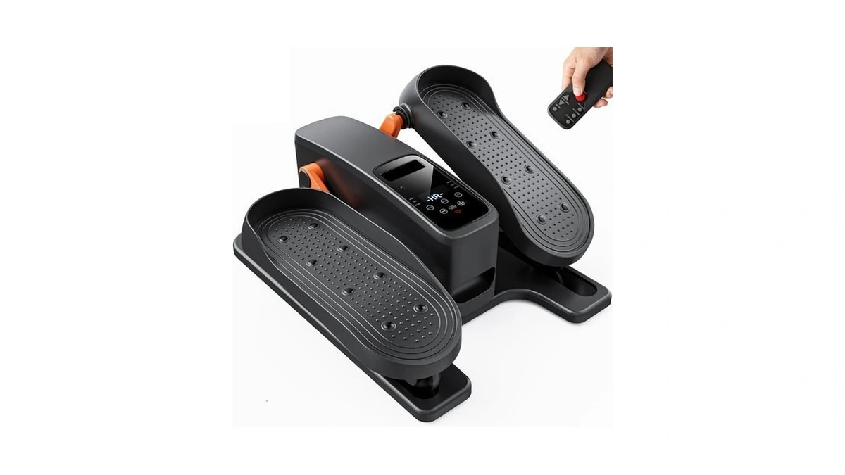 Telunje Under Desk Elliptical Machine, Portable Electric Seated Pedal Exerciser,