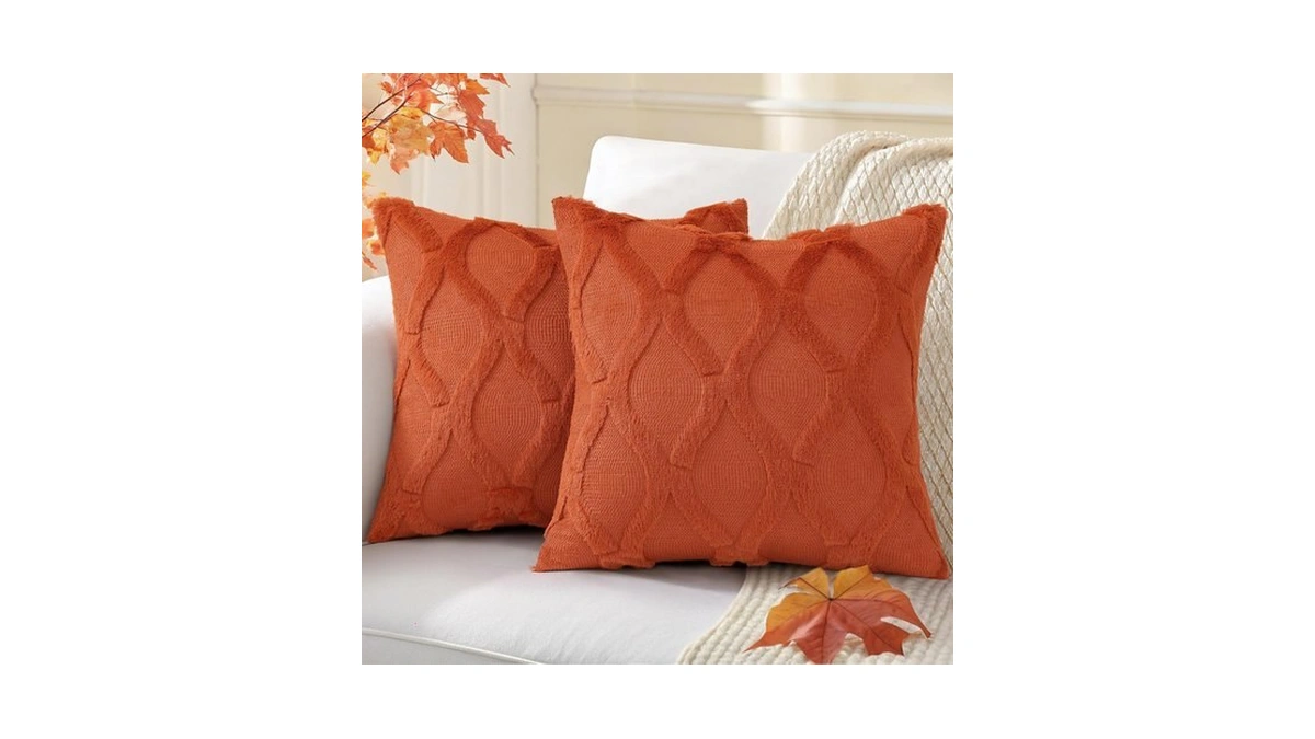 Decoruhome Fall Throw Pillow Covers 18x18 Inch Set Of 2,