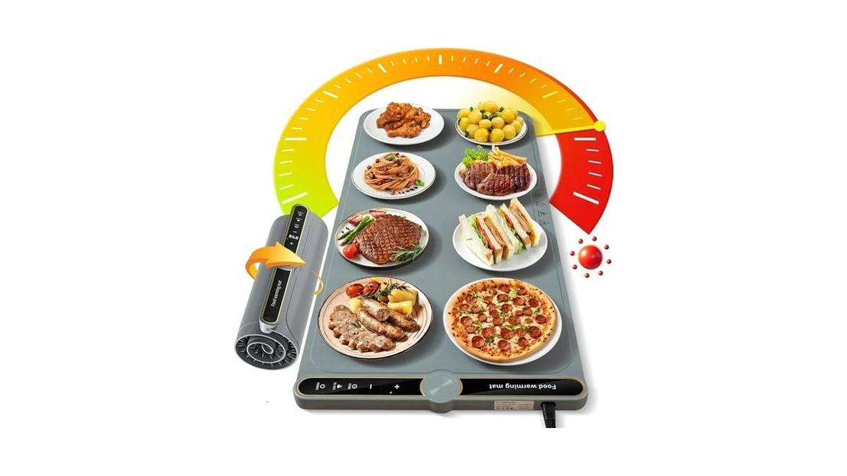Extra Large Warming Mat For Food, 31.6"x15" Food Warmer For