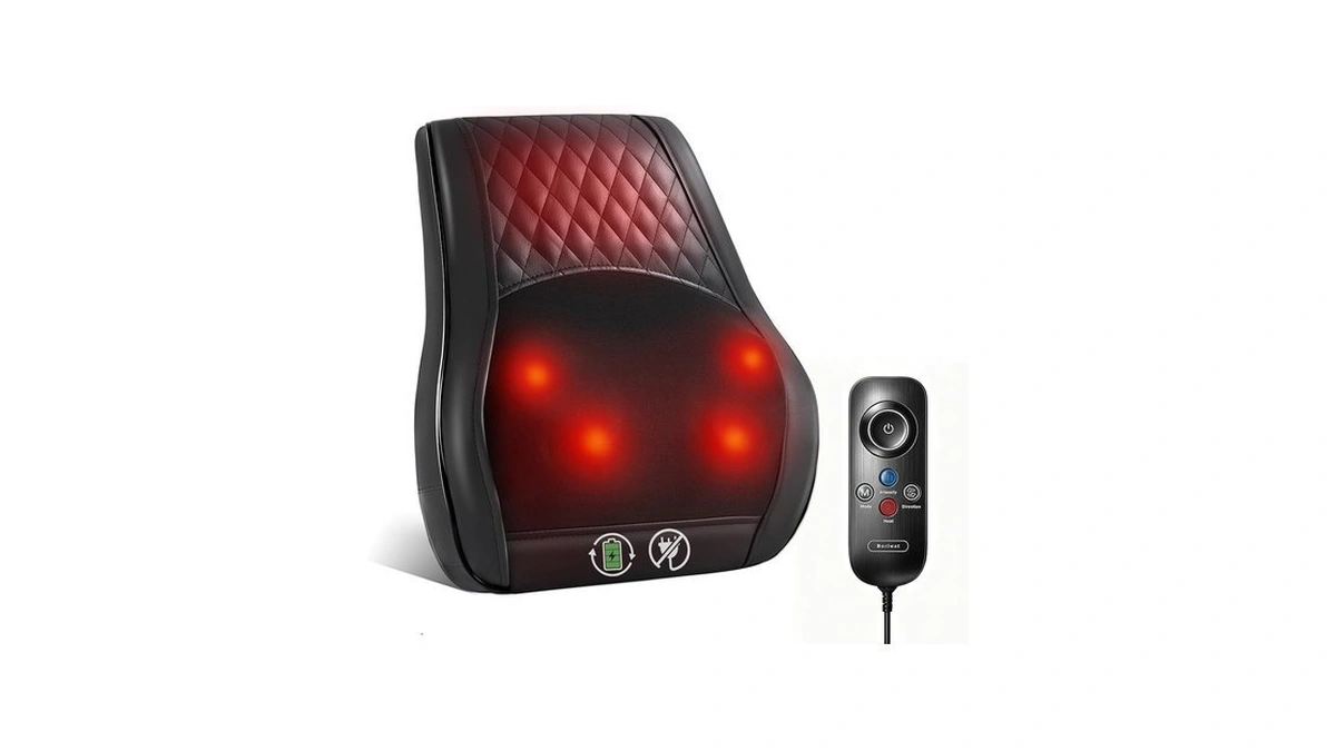 Boriwat Shiatsu Back Massager For Pain Relief Deep Tissue-movable Electric