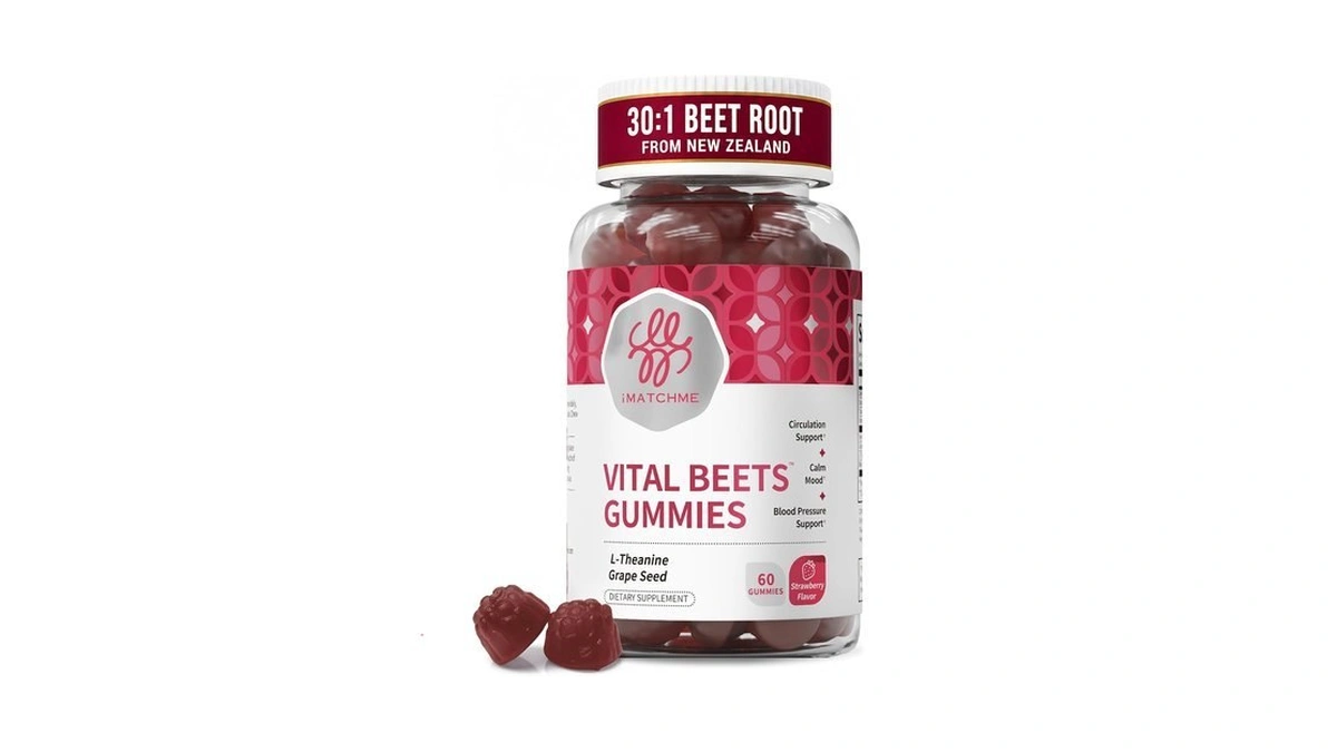 Vital Beets 30:1 Beet Root Gummies - Circulation & Calm