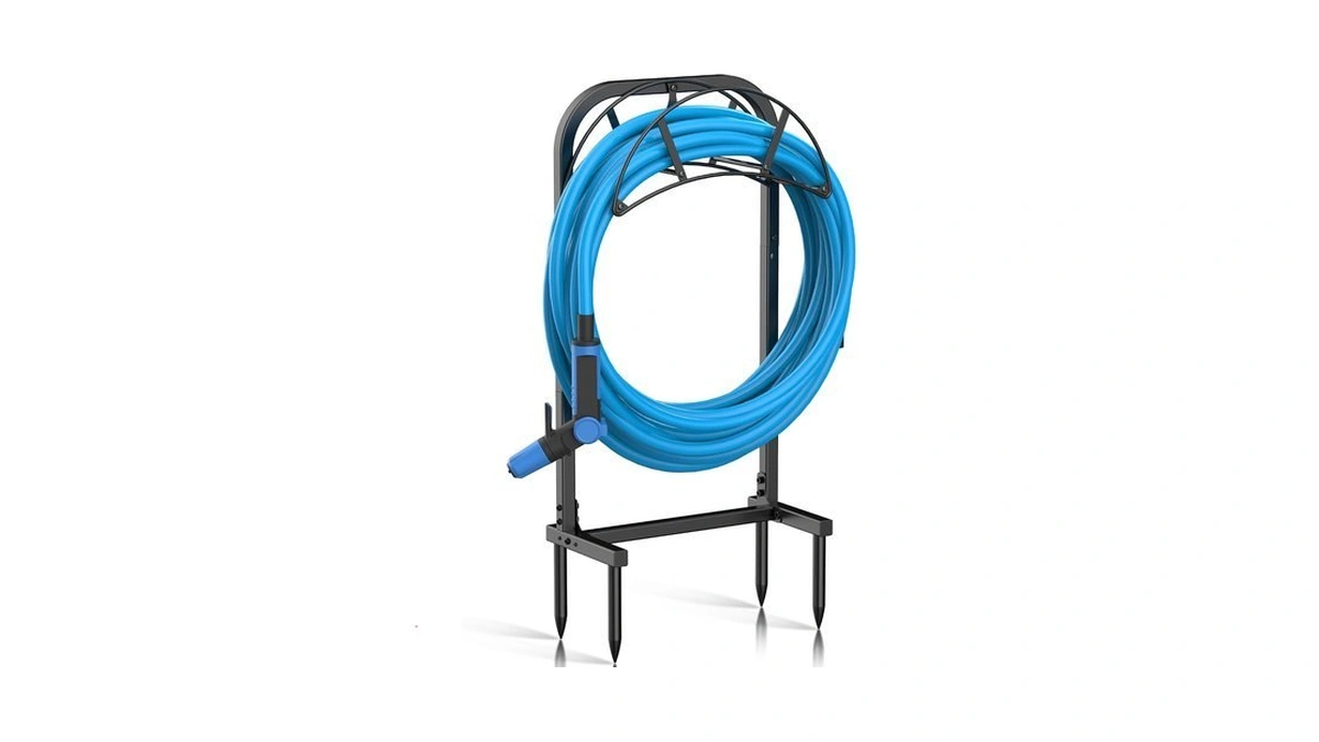Kesito Garden Hose Holder, Water Hose Holder With 4 Spikes,