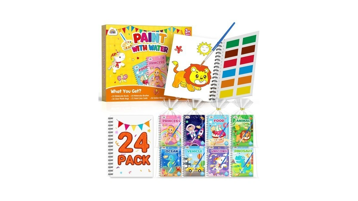 Zmlm 24 Pack Coloring Books - Party Favors For Kids