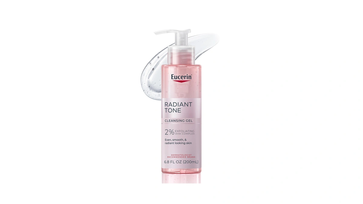 Eucerin Radiant Tone Face Cleanser Gel With 2% Exfoliating Aha