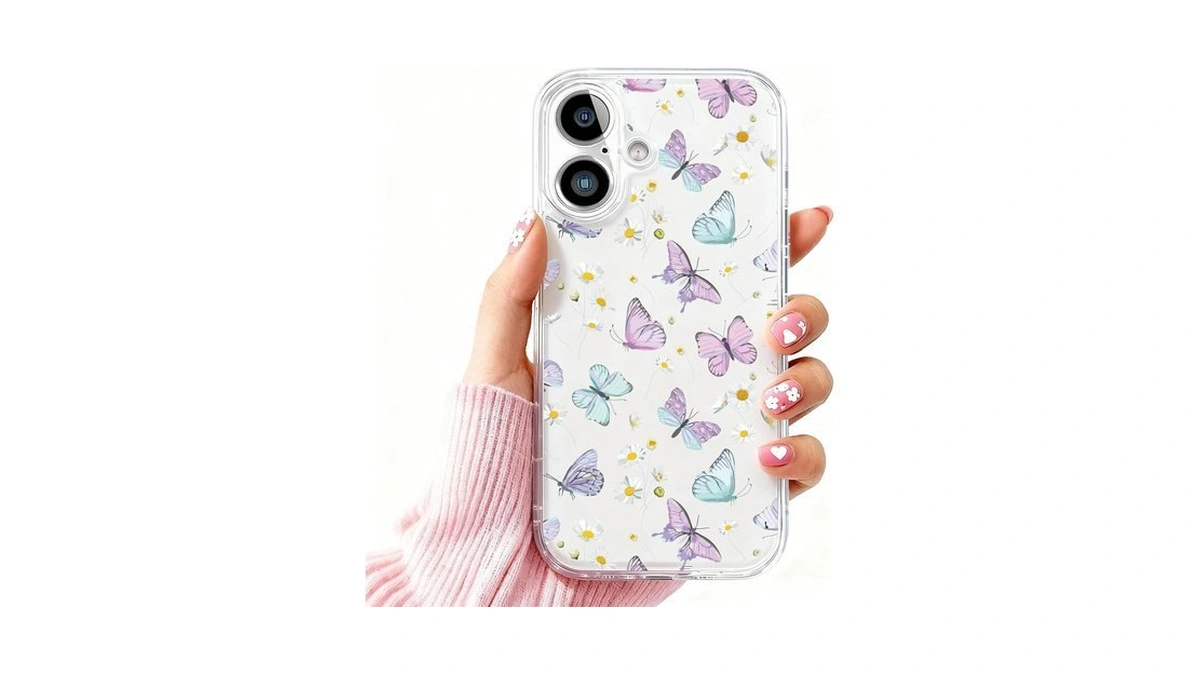 Dsjifgew Pattern Clear Case Design For Iphone 16 | Anti‑yellowing,