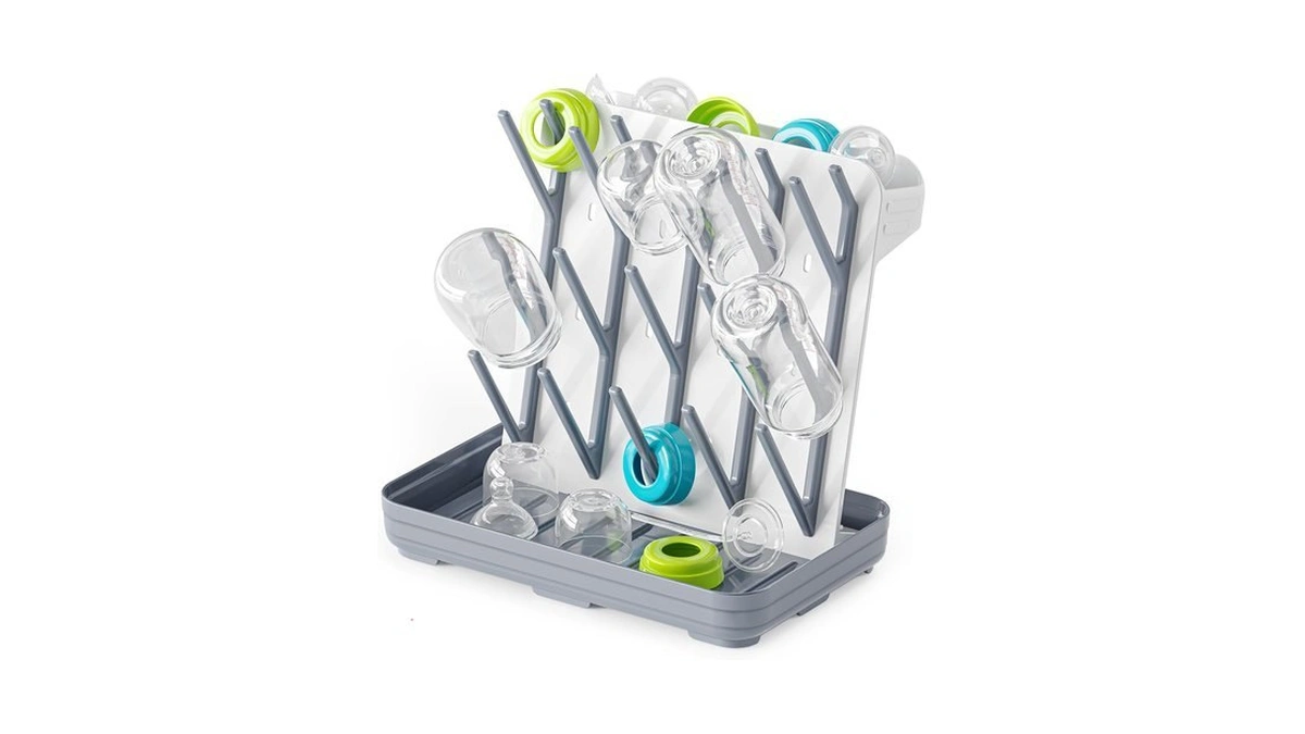 Spaceaid Baby Bottle Drying Rack With 20 Hooks, Space Saving