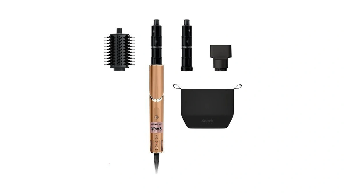 Shark Flexstyle, Air Multi-styler & Drying System, Coanda, Copper, Hd433cp