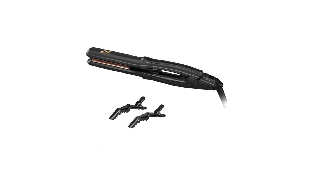 Jinri Hair Straightener, Tourmaline Ionic Flat Iron Hair Straightener &