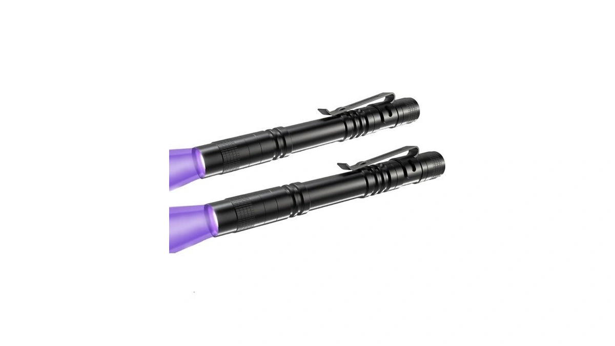 Uv Black Light Flashlight, Mini Pen Light With Clip, Flashlight