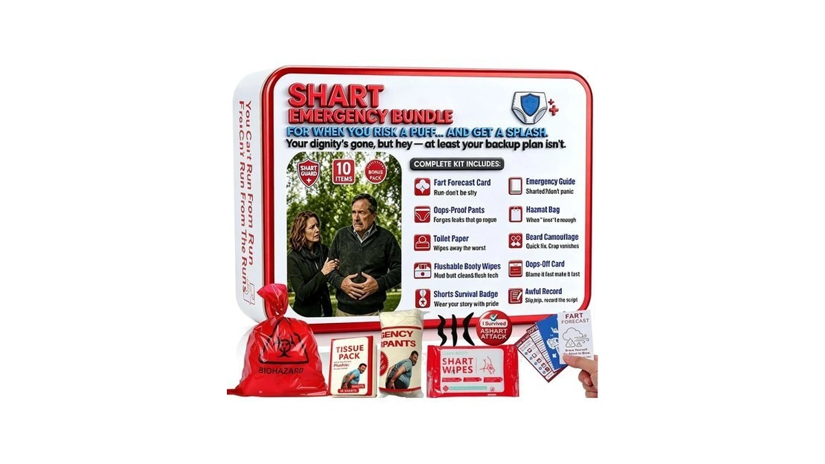 Ywtoys Funny Shart Survival Kit, Ultimate Poop Prank Gag Gift