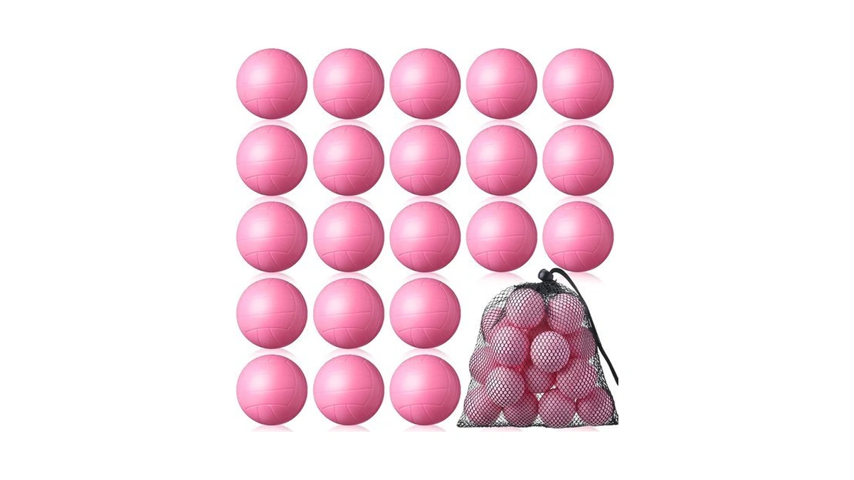 Tradder 20 Pcs Mini Volleyballs To Throw To Crowd Team