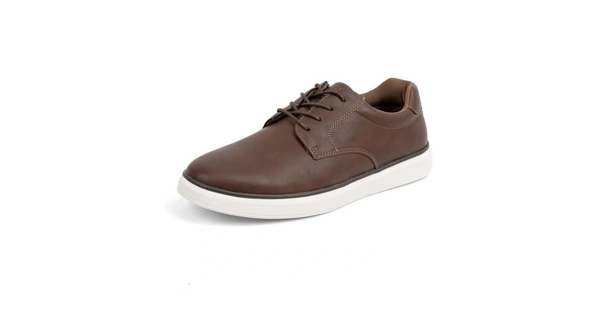 Vjh Confort Men's Businessโcasual Dress Shoes Sneakers(brown, 9.5)
