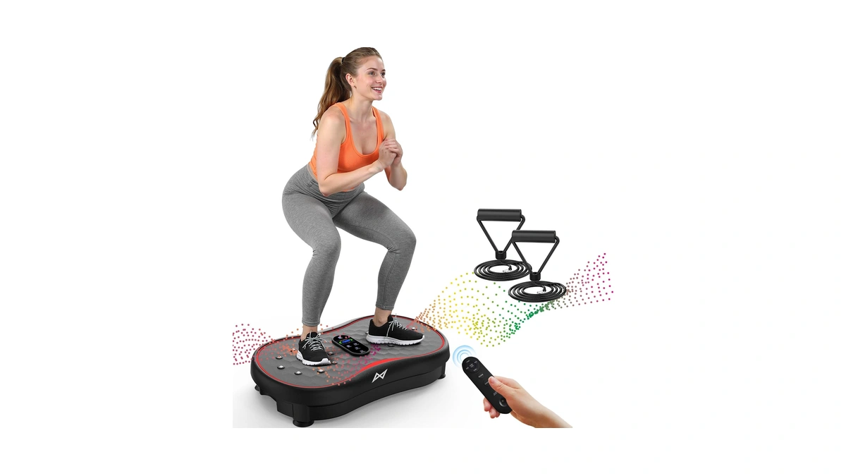 Axv Vibration Plate Exercise Machine Fitness Platform Body Vibrating Board