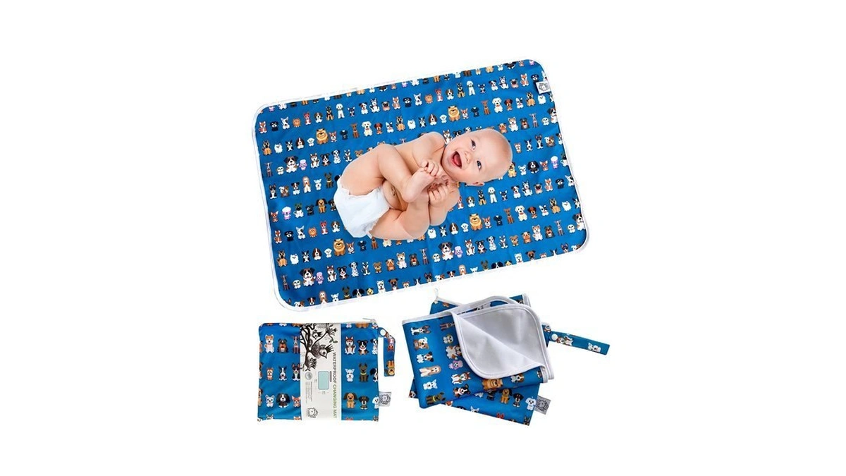 Amazon : Flockthree Waterproof Baby Changing Pad