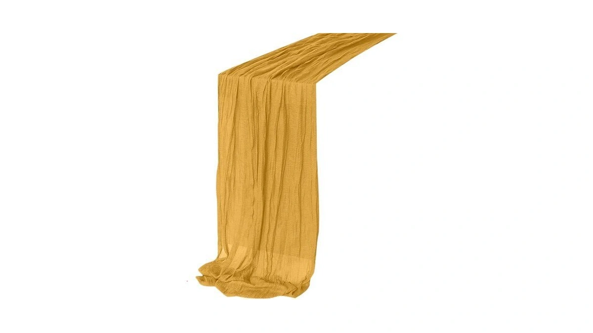 Cheesecloth Table Runner, 70 Inch Soft And Skin-friendly Semi-transparent Retro