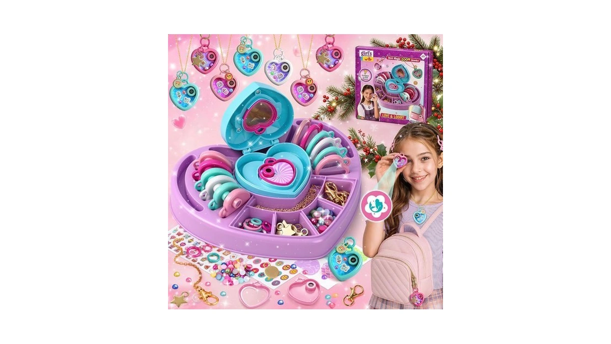 Jewelry Making Kit For Girls, Diy Charm Craft Kit, Girls
