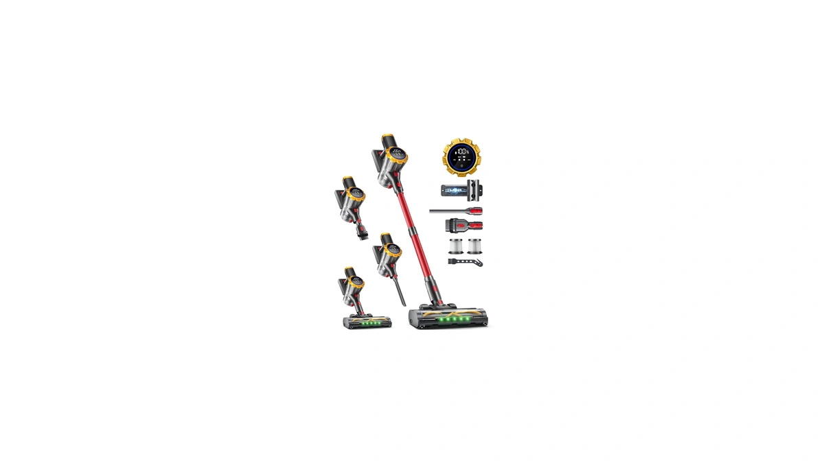Xenonlab Cordless Vacuum Cleaner For Home 55mins/45kpa/550w,rechargeable