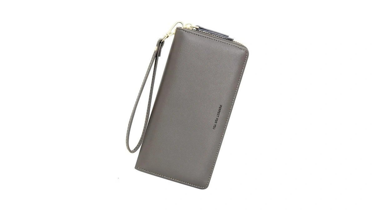 Geead Wristlet Wallets For Women Pu Leather Rfid Blocking Zip