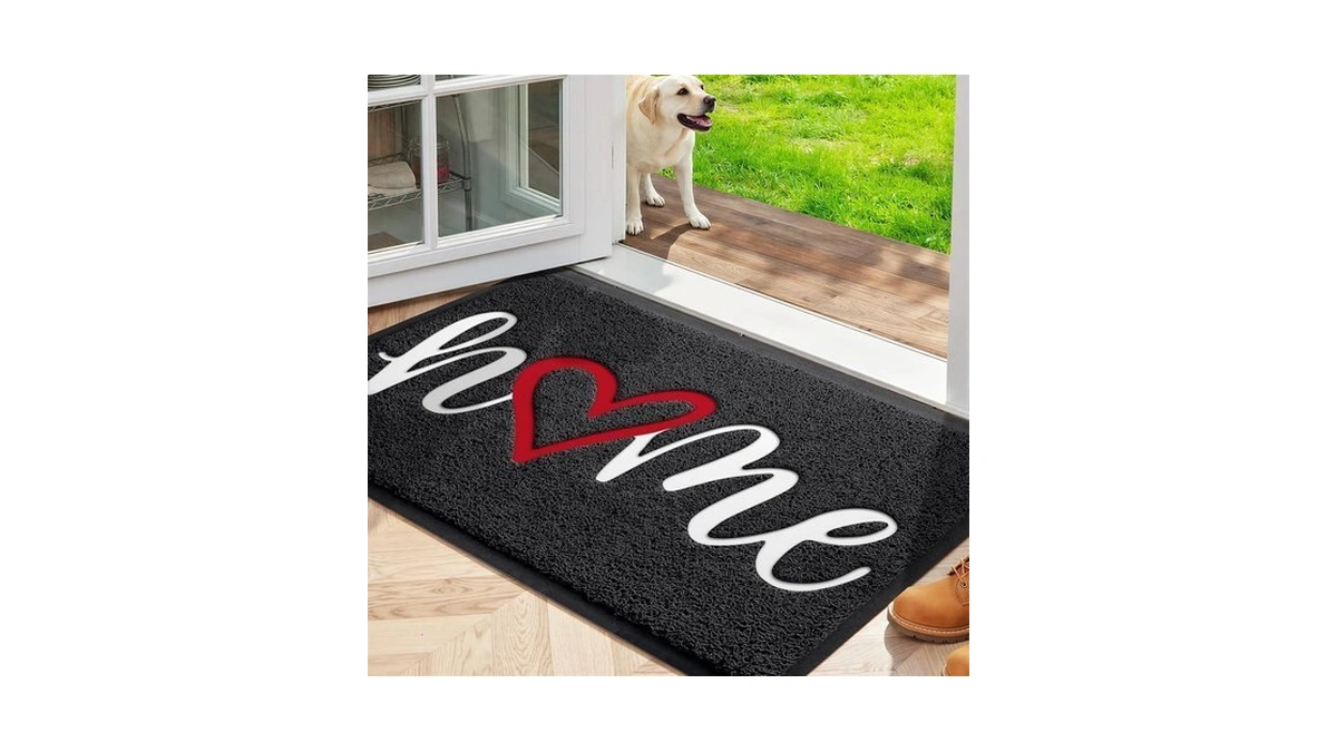 Steplively Door Mat Indoor Outdoor Welcome Mat For Entrance, 30x17.5