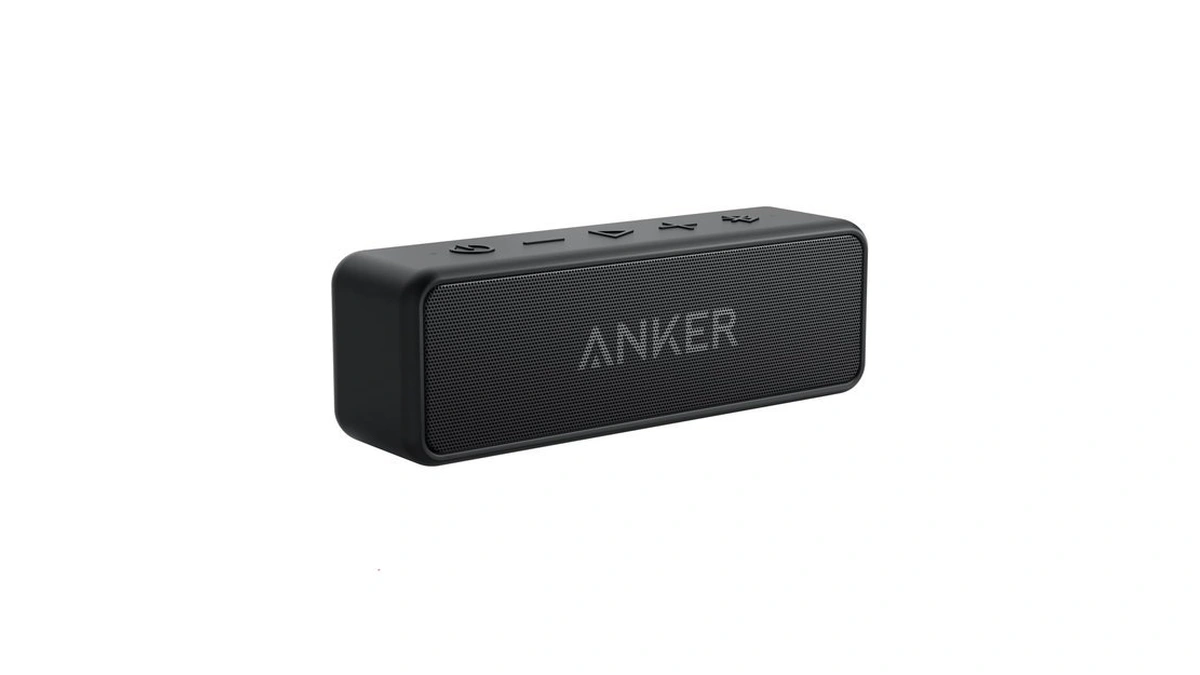 Anker Soundcore 2 Portable Bluetooth Speaker, 24-hour Playtime, Ipx7