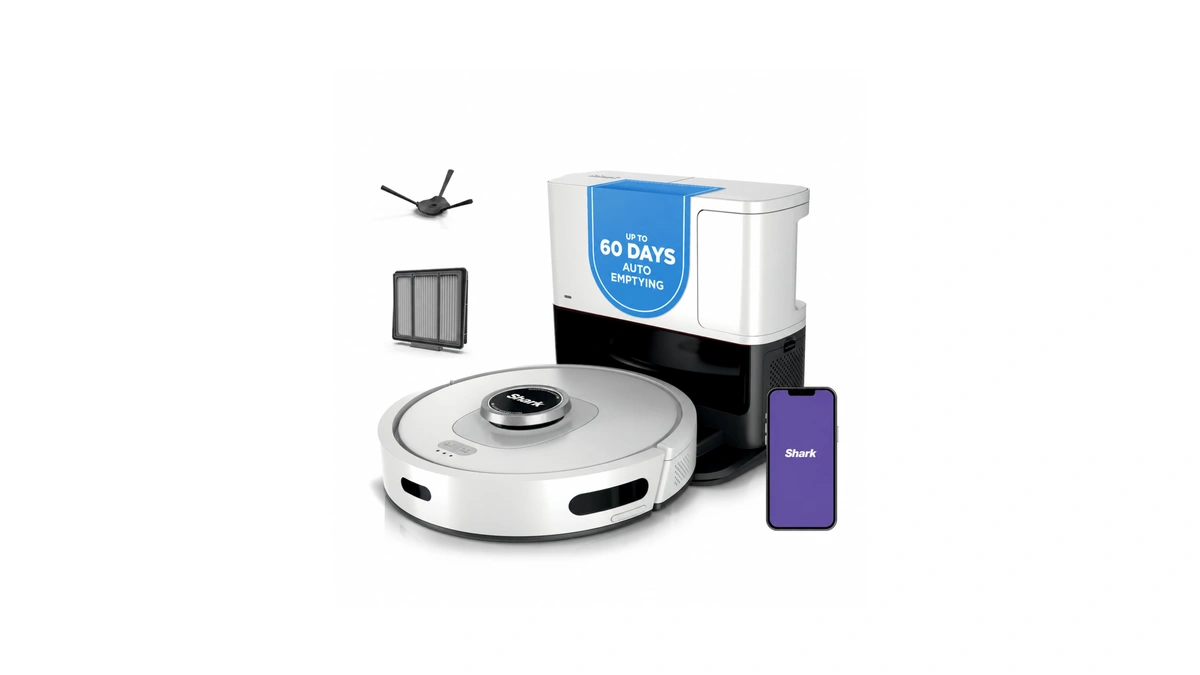 Shark Avae Ultra Robot Vacuum Black Silver