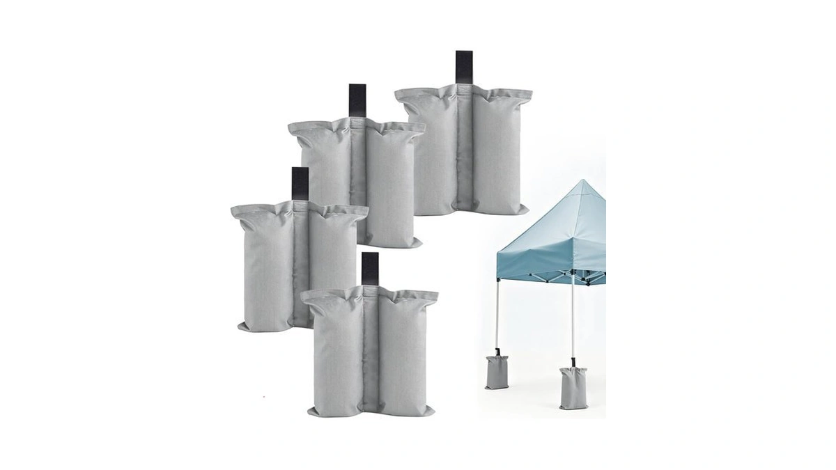 Rc Sll 120 Lbs Top Sand Bags For Canopy Legs-gray