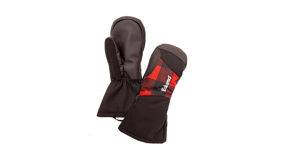 Eskimoยฎ Keeperโข Youth Mitts, Youth, Osfm, Black/plaid, 41636