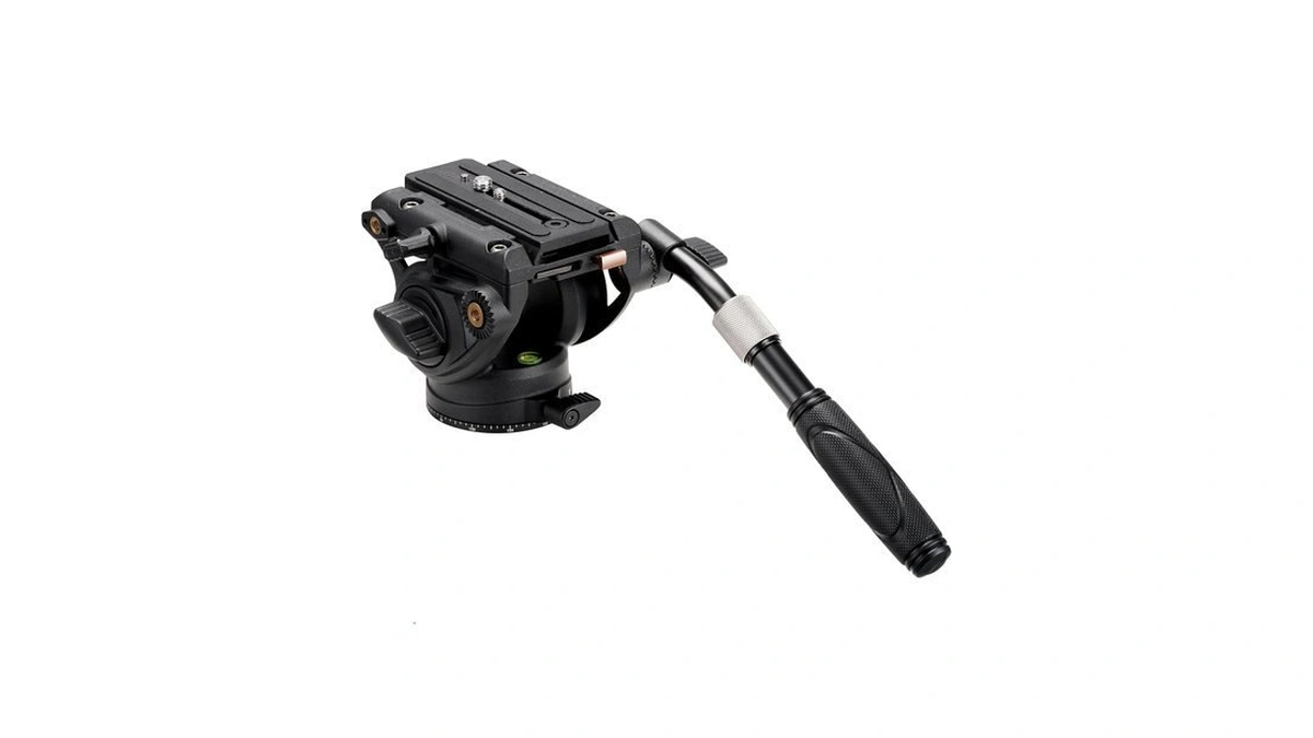 Cayer K6 Fluid Head, 75mm Base Video Head 17.6 Lb