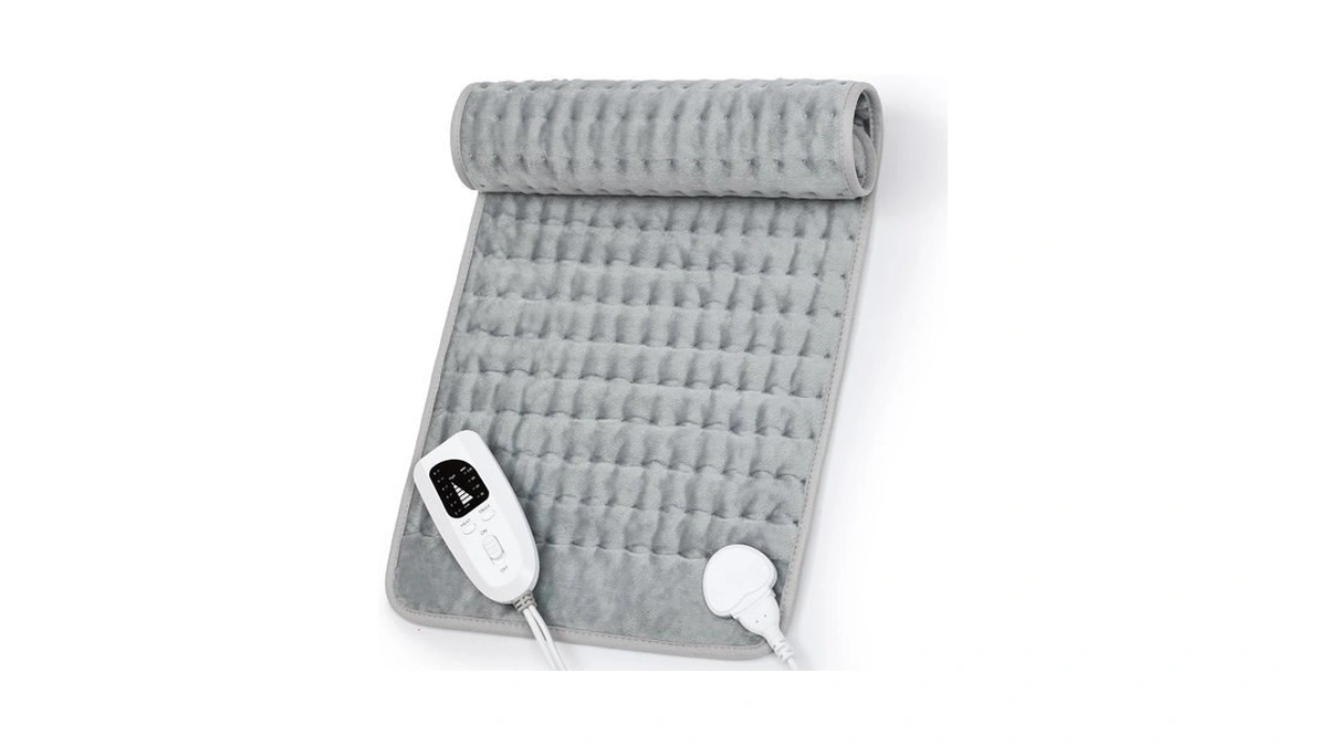 Heating Pad,electric Heating Pad,heating Pad For Back,silvergray,24x12in