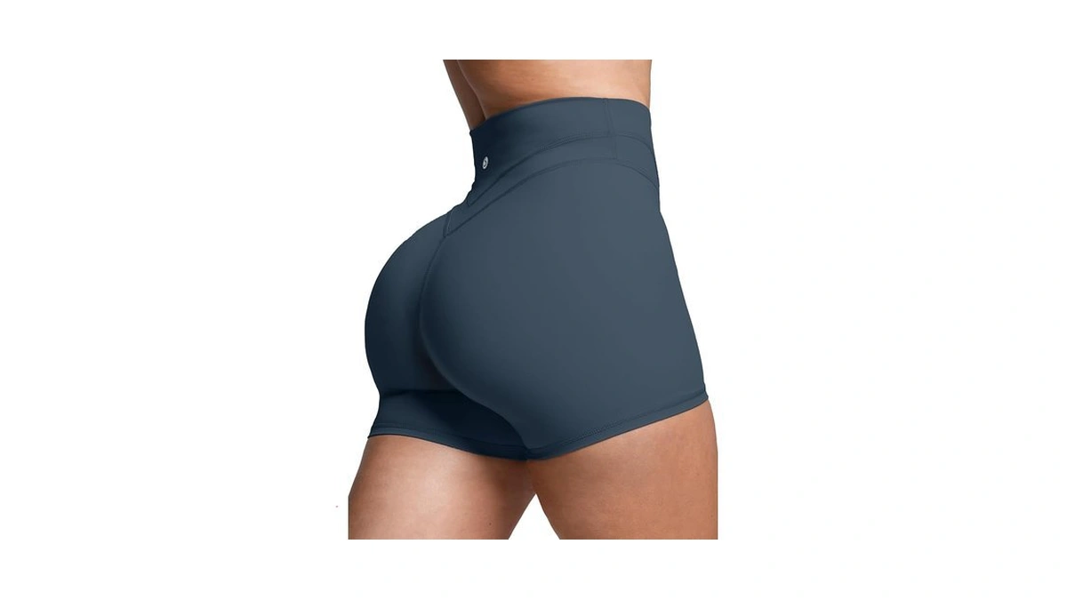 Sogetdo Biker Shorts Women High Waisted V Back Buttery Soft